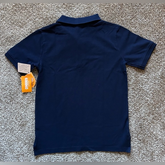 Gymboree Boys Navy Blue 3 Button School Uniform Polo Sz 8 NWT - Picture 2 of 5